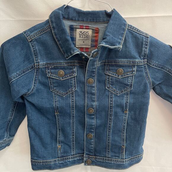 Kids Snap Denim Jean Jacket 365 Kids from Garanimals Size 4 - Picture 6 of 6